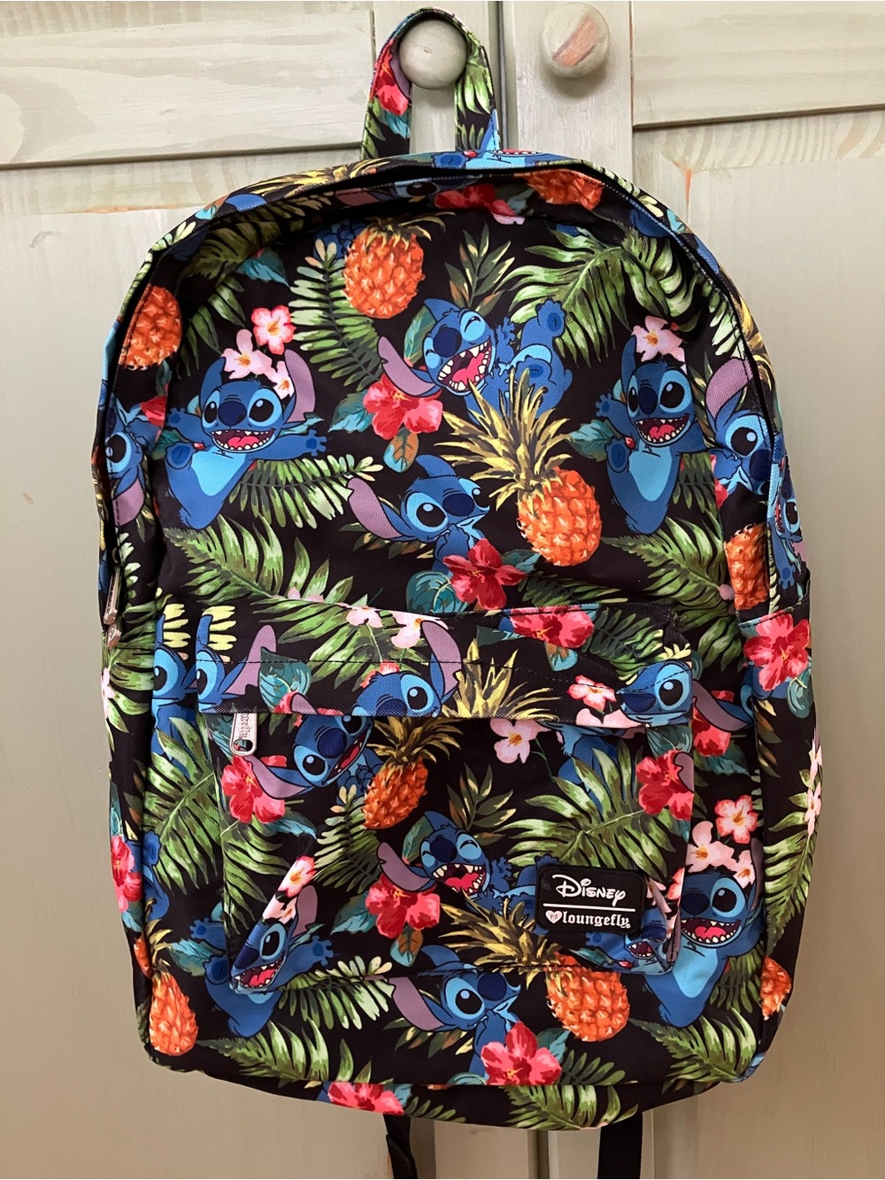 Disney x Loungefly Stitch Tropical Pineapple Full Sized Backpack